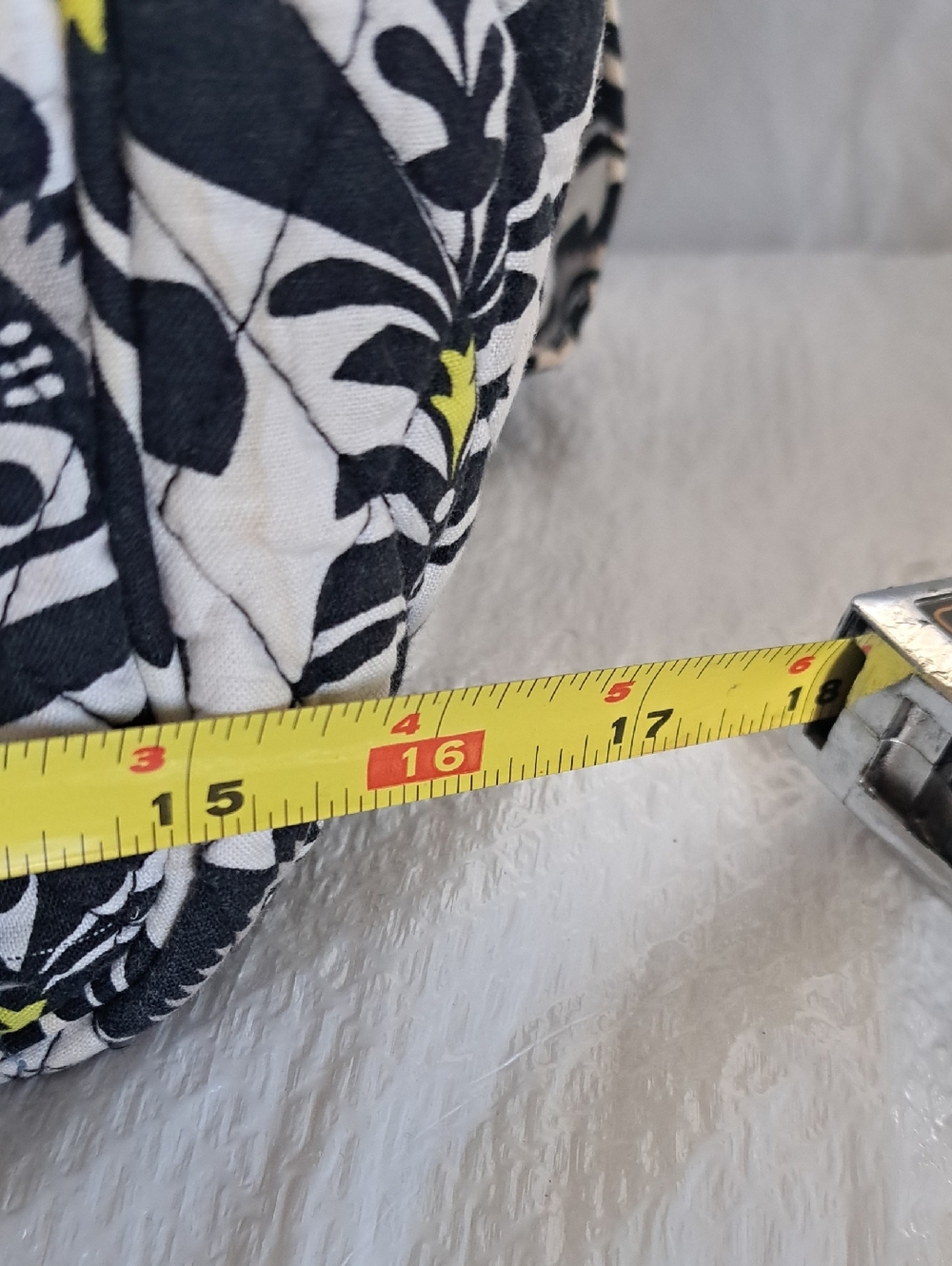 Vera Bradley Black & White Quilted Purse - Picture 8 of 9